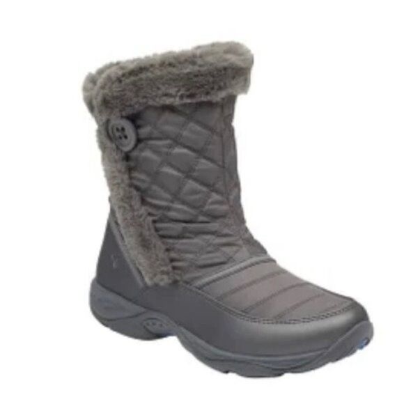 NEW Women S Easy Spirit Exposure 2 Mid CalfBoot Grey Fabric 7 M SHOES, New - Picture 3 of 10